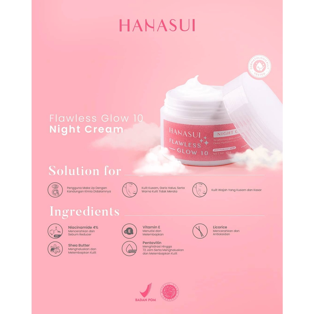 HANASUI FLAWLESS GLOW 10 SKINCARE SERIES