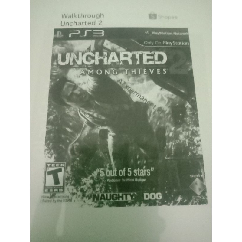 

Walkthrough Uncharted 2 PS3