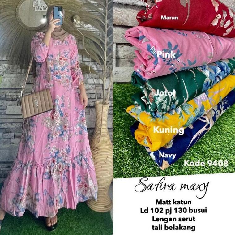 GAMIS KATUN SUNRISE MURAH JEPANG / MONALISA SUNRISE RASTY POLKADOT RETRO REMPEL MAYUNG {SDR.26Au22ˢ}