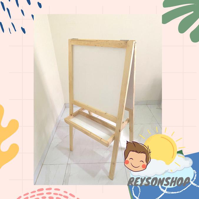 

Papan Tulis Lipat / Anak / Whiteboard / Kids Drawing Board Termurah