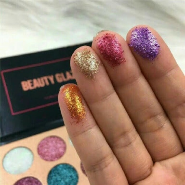 (READY &amp; ORI!) Beauty Glazed 15 Colors Warna Pressed Glitter Eyeshadow Pallete B15 B 15