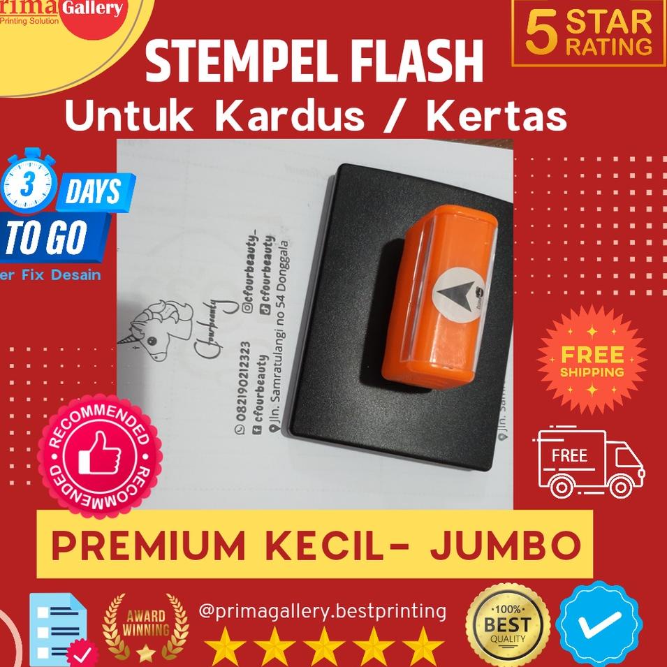 

Terbagus.. STAMPEL / STEMPEL FLASH OTOMATIS KARDUS KEMASAN flash stamp DINAS TOKO MEREK LOGO TULISAN LEGALISI