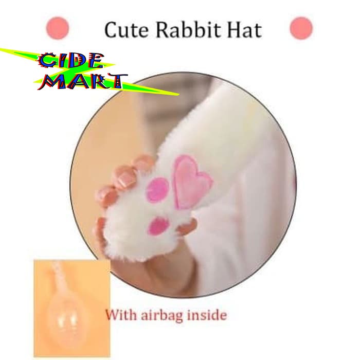 [ADA LED] BUNNY HAT LED / TOPI KELINCI / TIK TOK TOPI KUPING BERGERAK DENGAN LED