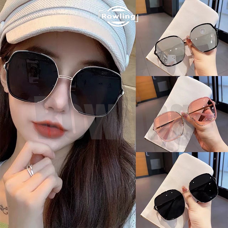 Rowling(ka-176)Kacamata  Hitam Terbaru WanitaTitanium Diamond Style Kacamata Fashion Murah/Kacamata Sunglasses Import Wanita Kacamata