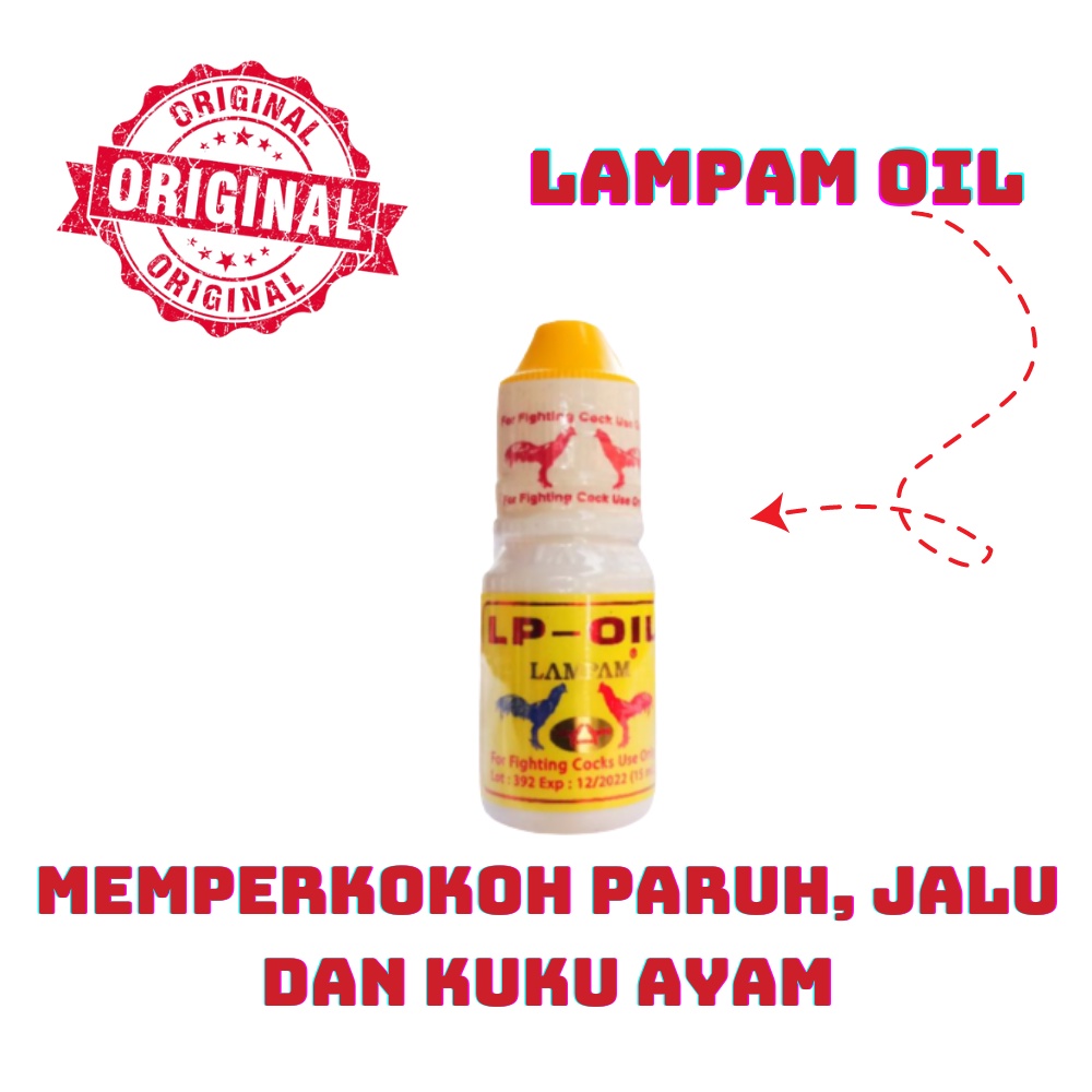 LAMPAM OIL BESAR 15 ML - Obat Cucuk Atau Paruh