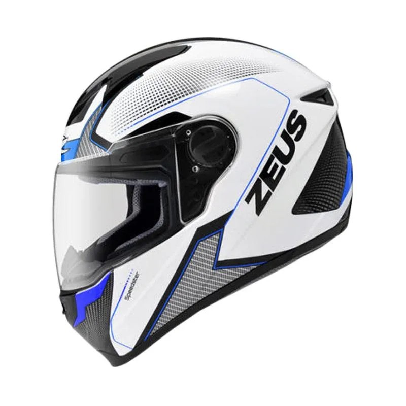 Helm Zeus 811 White AL6 Blue