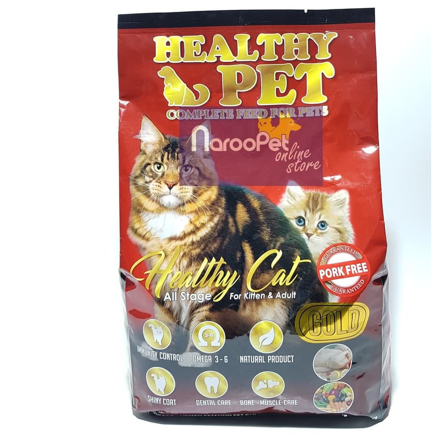 Makanan Kucing Persia Healty Pet 1 5 Kg Cat Food Shopee Indonesia