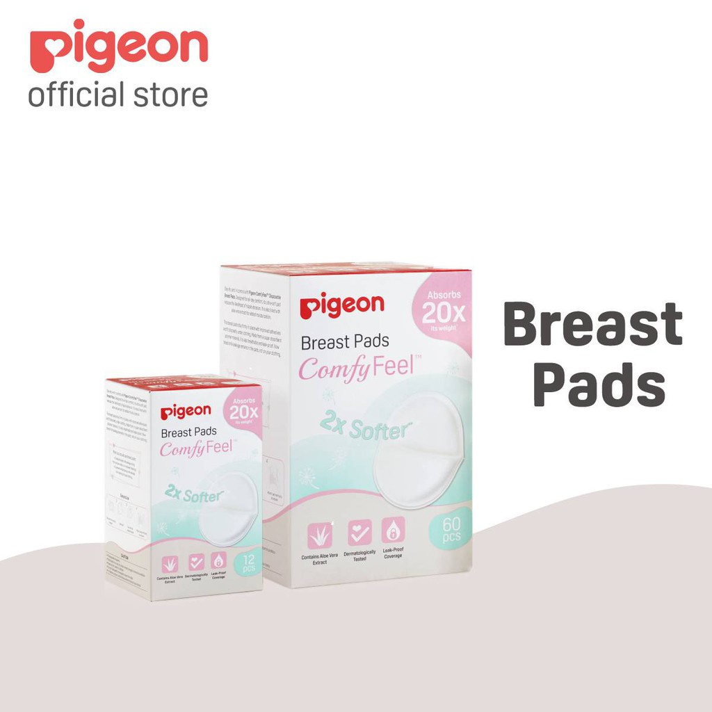 Pigeon Breast Pads Comfy Feel 12s - Padding Bra Menyusui 12pcs