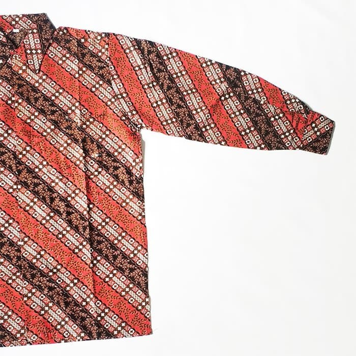 Kemeja Batik Pria Lengan Panjang Murah Eksklusif Kombinasi Keren - LP5 - XL