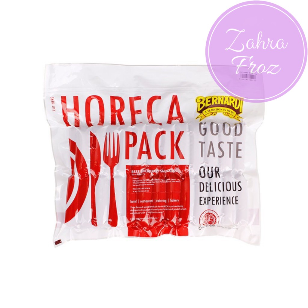 

BERNARDI HORECA PACK BEEF BREAKFAST SAUSAGES 1 KG 500 GR