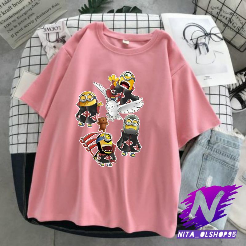 minions  baju atasan anak kaos anak minions karakter akatsuki kaos kartun anak lucu