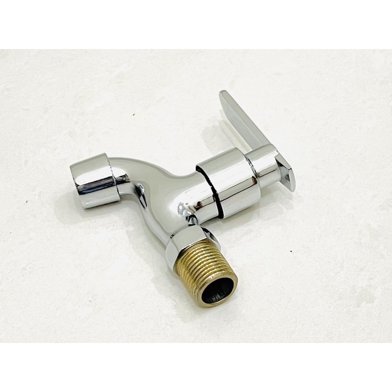 TS201 Kran Air Tembok Dinding 1/2&quot; - Keran Air Engkol 1/2 Inch Chrome