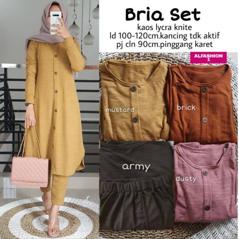 BRIA SET KAOS LYCRA KNITE IMPORT