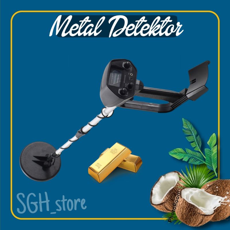 Pendeteksi Emas Metal Detector King Detector Underground Metal Gold Detector - MD-4030