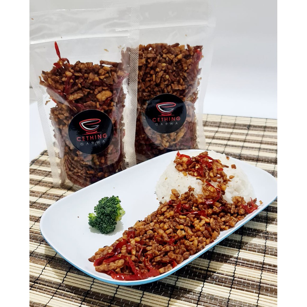 

Orek tempe 150 gram khas Cething Garwa