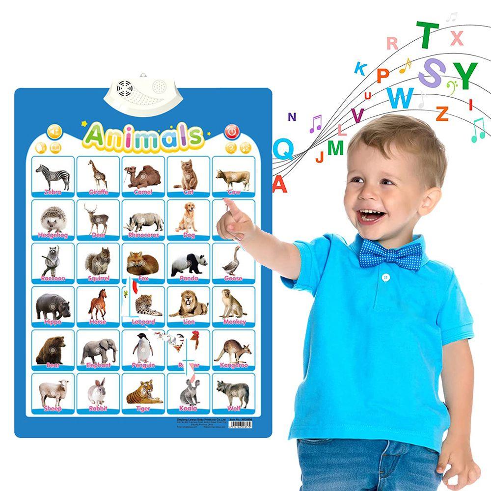 Pineapple Electronic Interaktif Alphabet Educational Talking ABC Talking Poster Poster Belajar