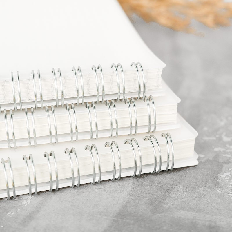 Simple Style Clear Spiral Notebook B5 / Buku Catatan Grid, Dotted, Blank & Ruled 80 Lembar Lucu Unik-4