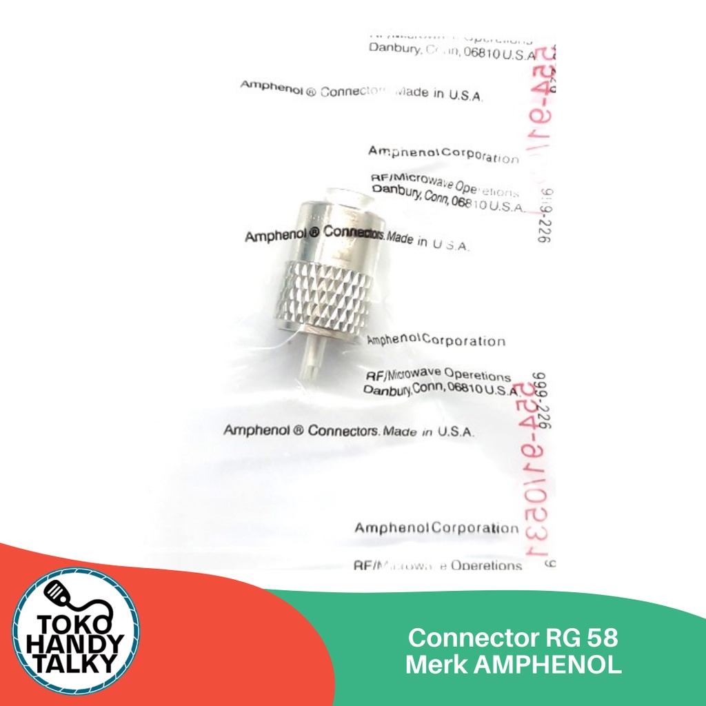 CONNECTOR RG 58 MERK AMPHENOL NEW