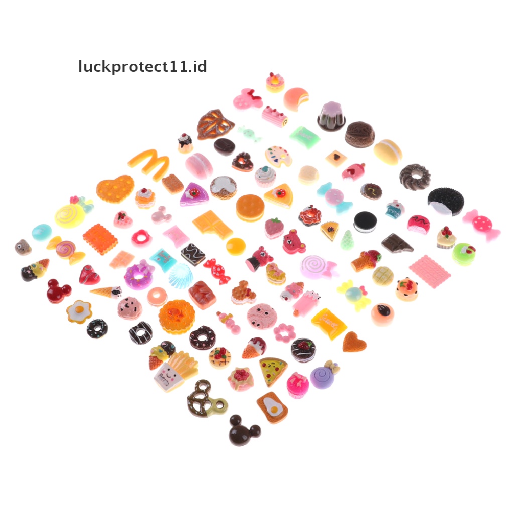 10 Pcs Miniatur Kue Bahan Resin Untuk Dekorasi Handphone 10 Pcs Miniatur Kue Bahan Resin Untuk Dekorasi Handphone DIY 10pcs Boneka Lucu