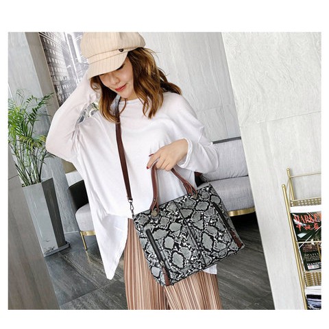 [COD] LB - Shoulder bag fashion import motif snake / Tas fashion motif ular 083