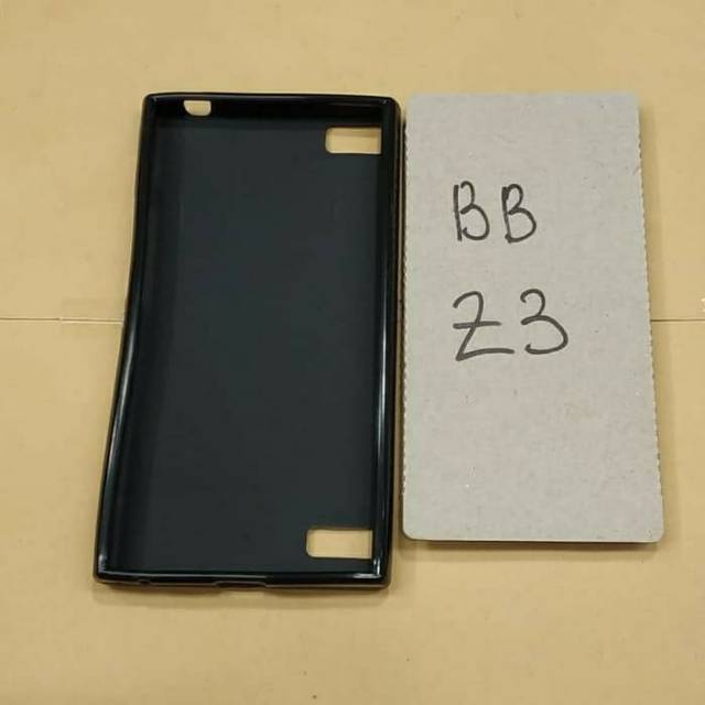 blackberry bb z3 Silikon soft case karet hitam harga murah meriah