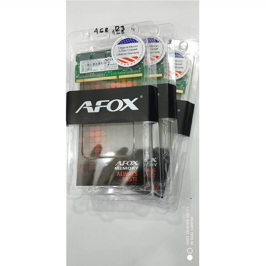 RAM AFOX SODIM DDR3 4GB