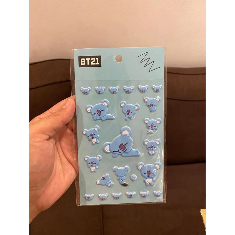 

Sticker 3D timbul Motif KOYA BT21 / BTS - CAHAYA PHOTO