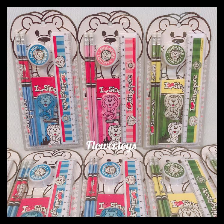 

STOK BARU STATIONERY SET MERLION SINGAPORE ORIGINAL PAKET ALAT TULIS TERMURAH PING LENGKAP