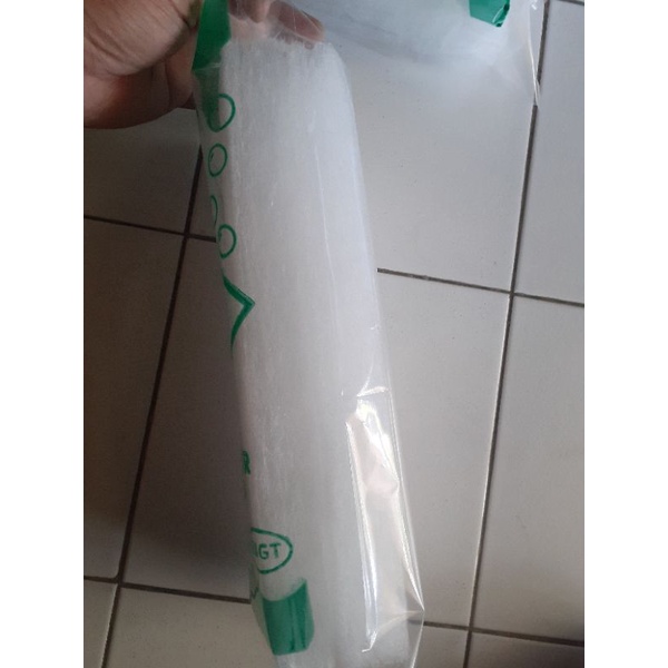 kapas filter aquarium pas bok filter/kapas filter aquarium murah banget 2lapis plastik hijau