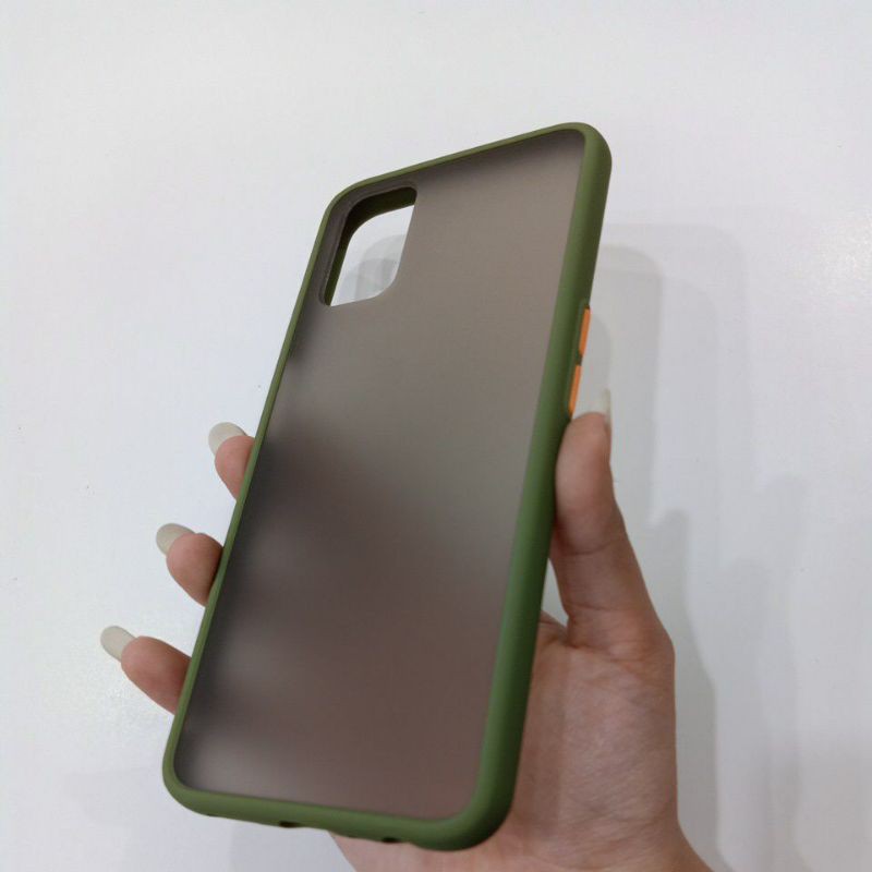 Bumper Aero my choice fuze case buat iPhone,Oppo,Vivo,realme,Samsung,infinix hot9play-Hijau muda