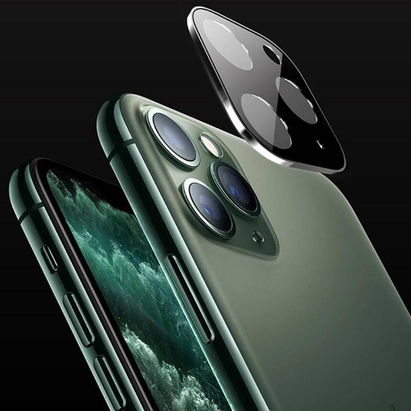 Tempered Glass Pelindung Lensa Kamera Belakang Bahan Titanium alloy Untuk iphone 11 Pro MAX 11