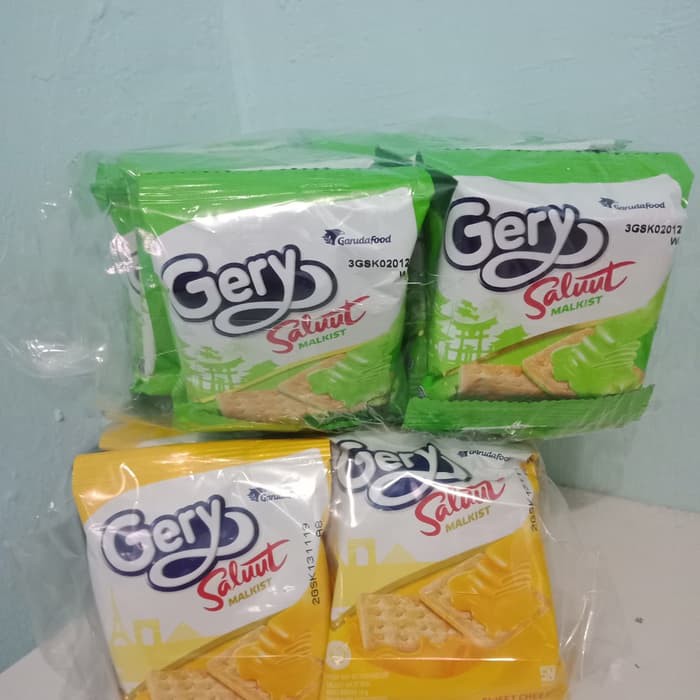 

Biskuit Gery Malkist Saluut Keju 18 Gram - 20 Pcs