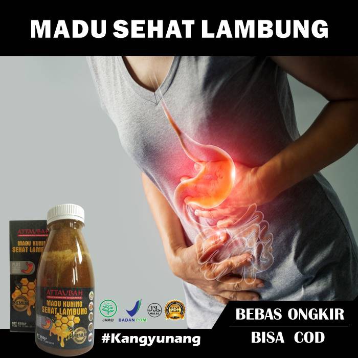 

madu lambung herbal alami tradisional untuk asam lambung gerd maag nyeri ulu hati - 450gr