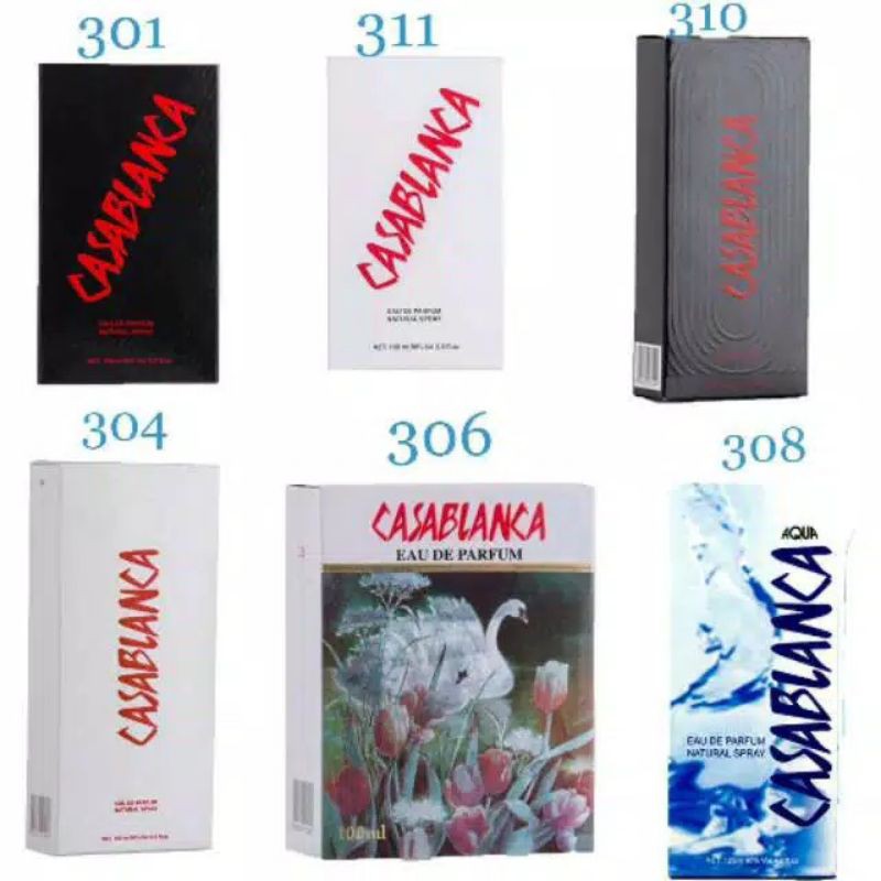 CASABLANCA EAU DE PARFUM NATURAL SPRAY ~ORIGINAL 100% PROMOO