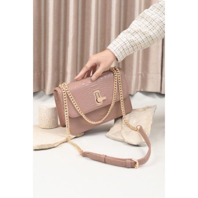 PRAGUE BAG Nude dan Cream by HEYLOCAL.ID/LOCAL.ID