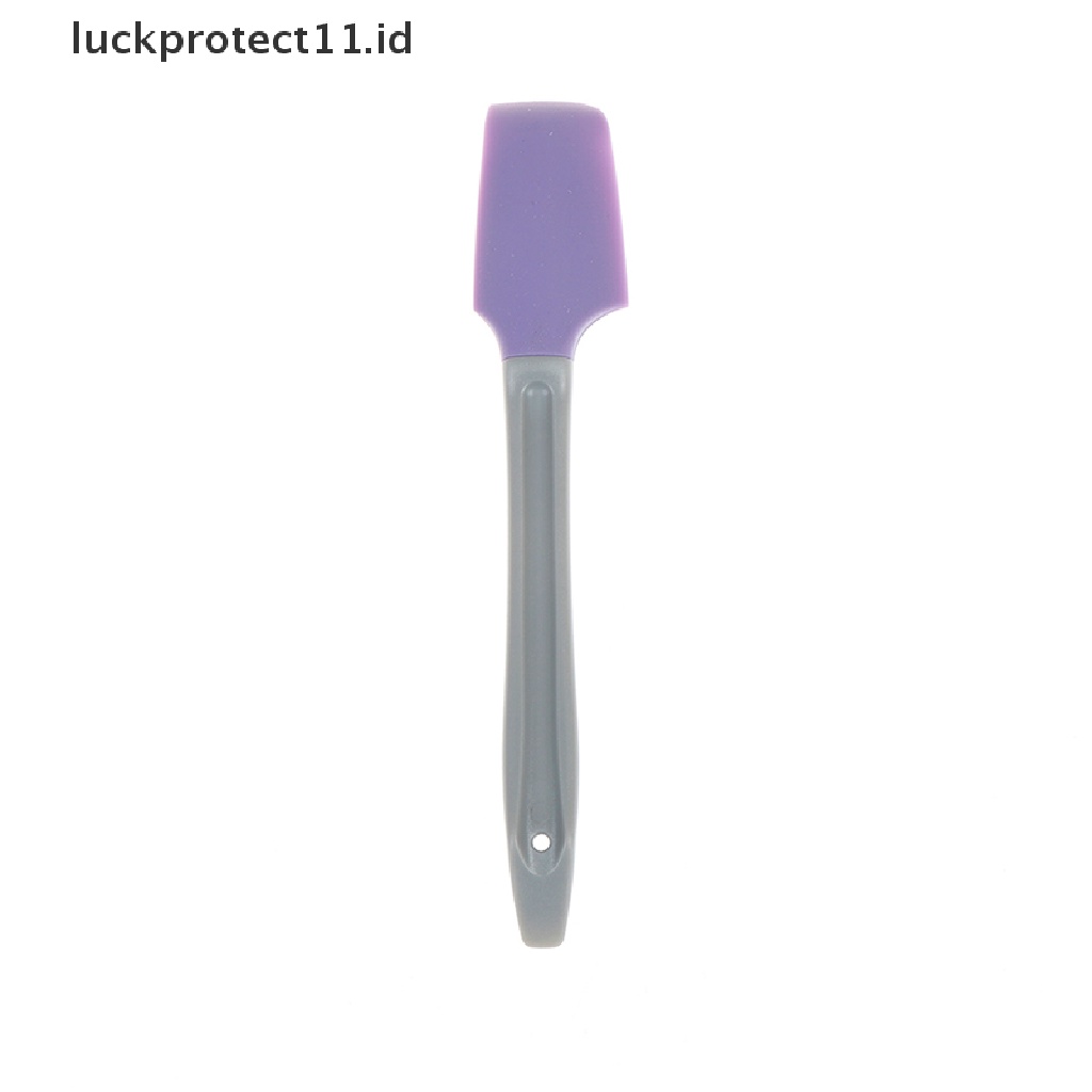 //HG&amp;ID// 1pc Mini Silicone Cream Butter Cake Spatula Mixing Batter Scraper Brush .