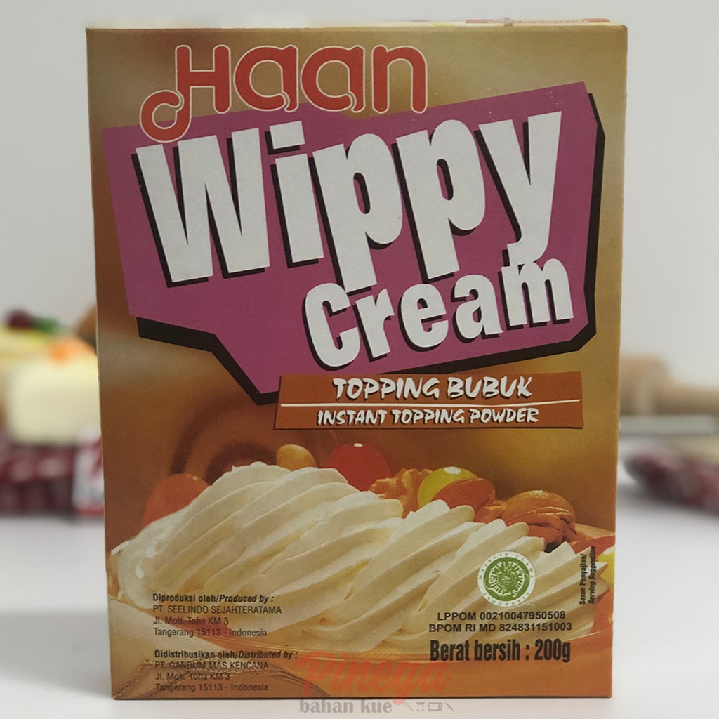 

Haan Wippy Cream 200 Gr