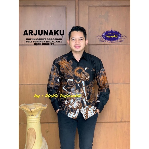 Batik Pria ARJUNAKU Full Furing Katun Halus Size M-XXL High Quality