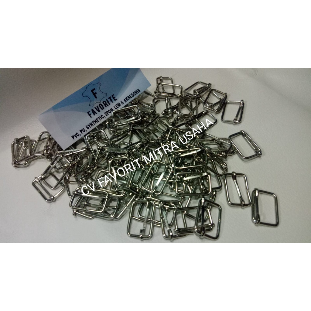 RING JALAN / SRE NIKEL 2CM (SILVER) ISI PER 100PCS