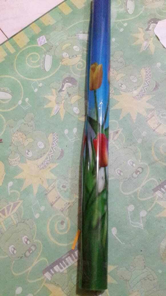 Fiber Pagar Fiber Plat  Fiber Tutup Pagar Ventilasi Lubang Angin Fiber Motif Bunga Tulip Dan Kupu2