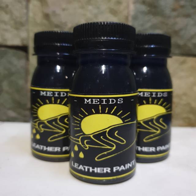 

Meids leather paint black 50ml - cat khusus untuk custom tas, sepatu dan juga jaket