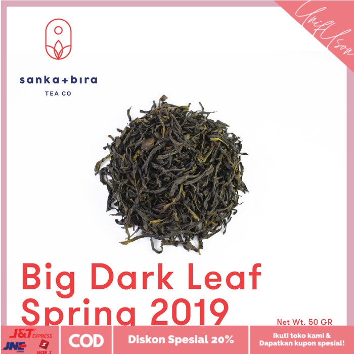 

⭐COD⭐ Sanka+Bira BIG DARK LEAF (Single Origin Oolong Tea, Loose Leaves) - 50 GR