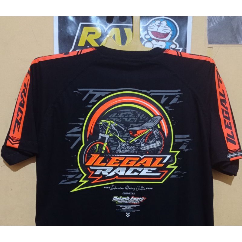 KAOS COWOK MURAH TERBARU KAOS ILEGAL RACE KAOS MEKANIK AMATIR KAOS PRIA DEWASA KEREN KAOS ORIGINAL D