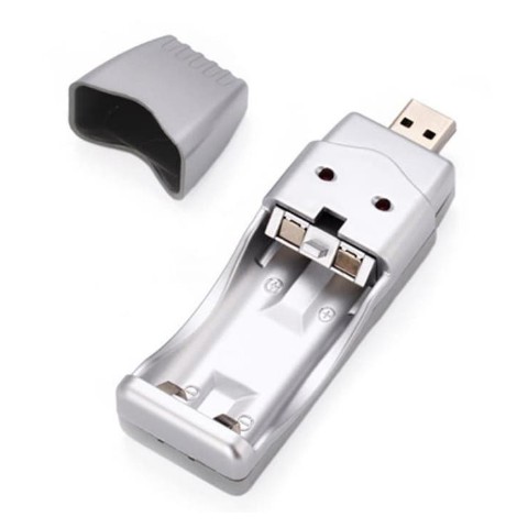 Trend-USB Battery Travel Charger for Ni-MH AA/AAA Battery - Charger Baterai