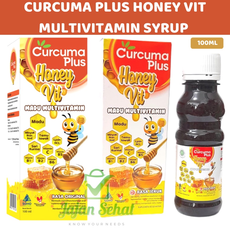 CURCUMA PLUS HONEY VIT MULTIVITAMIN SYRUP 100ML