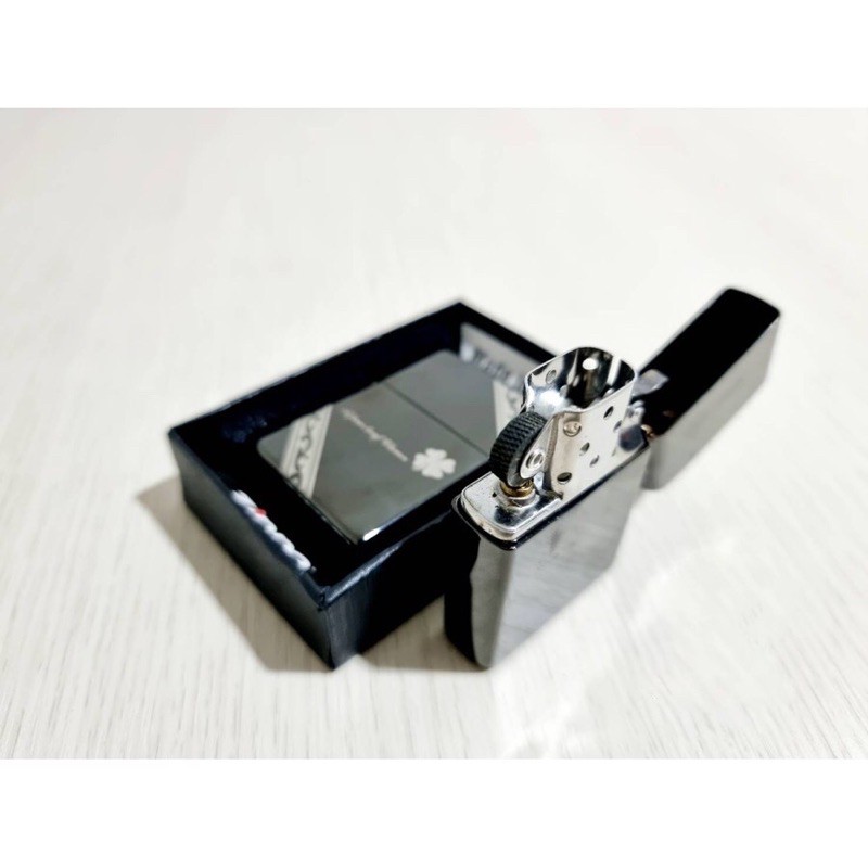 Zippo motif black ice premium