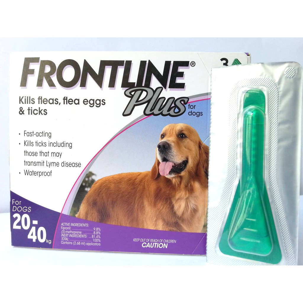 Frontline Plus Large Dog 20 40kg Obat Kutu Anjing Shopee Indonesia