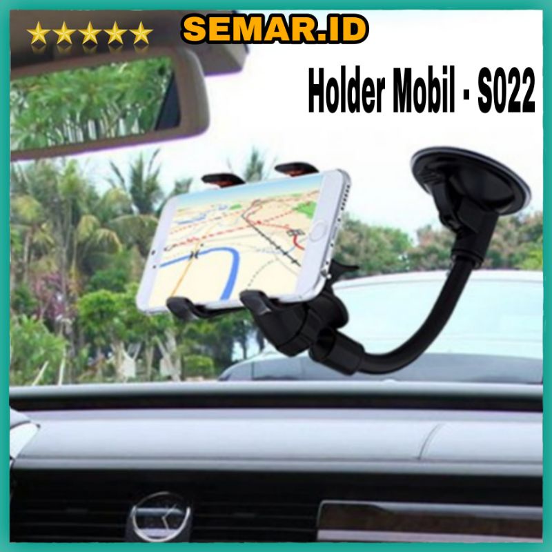 Holder Smartphone Mobil Lazypod Flexible Neck 3.5-6 Inch Black