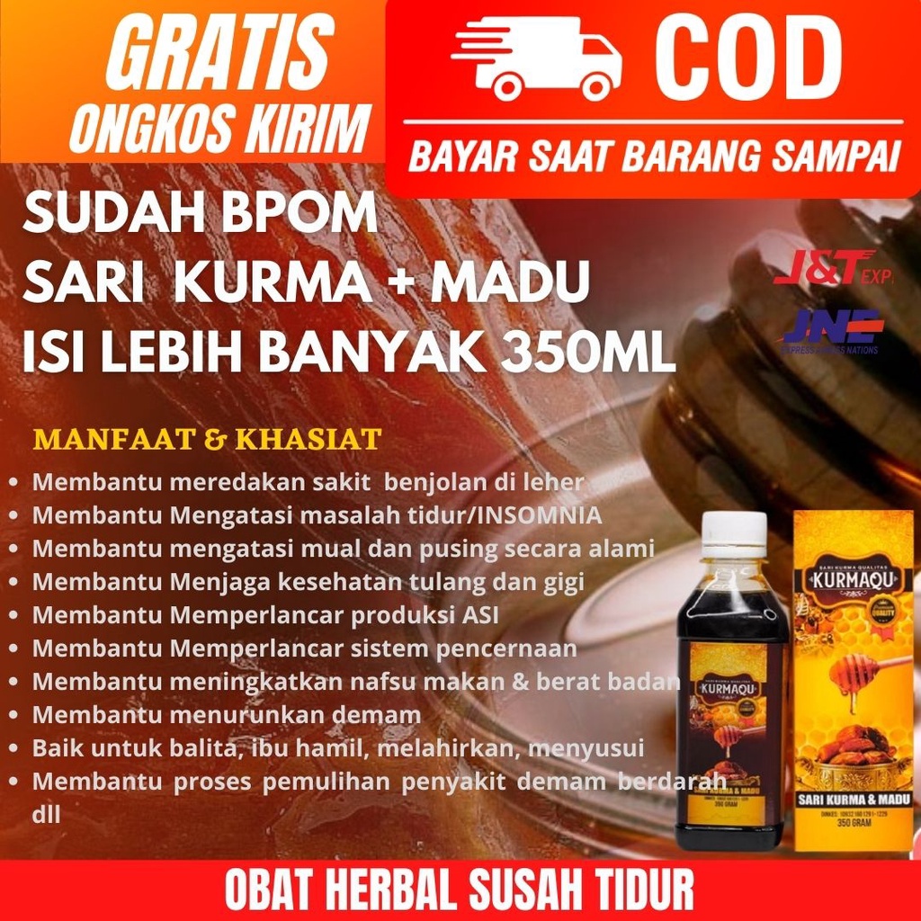 KurmaQu Obat Herbal Susah Tidur Obat Herbal Insomnia Obat Susah Tidur Murah Obat Anti Insomnia
