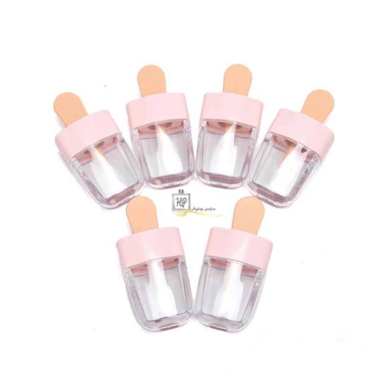 Botol Lip Gloss Bentuk Ice Crean 4ml Kosong Botol Lipstik Tube Kosong